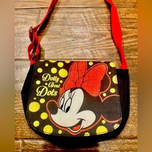 Crossbody Minnie Mouse Purse 👛 mickey pinup accessory red adjustable Disney